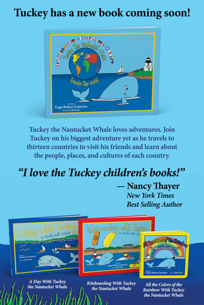 Tuckey the Nantucket Whale Travels the World